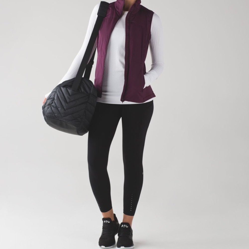Lululemon Plum Run for Cold Vest